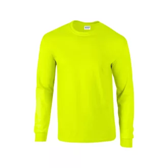   Hosszú ujjú klasszikus szabású póló, Gildan GI2400, Safety Green-2XL