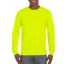 Hosszú ujjú klasszikus szabású póló, Gildan GI2400, Safety Green-3XL