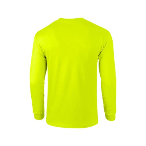 Hosszú ujjú klasszikus szabású póló, Gildan GI2400, Safety Green-XL