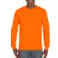 Hosszú ujjú klasszikus szabású póló, Gildan GI2400, S.Orange-S