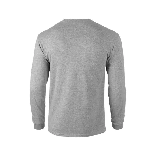 Hosszú ujjú klasszikus szabású póló, Gildan GI2400, Sport Grey-M