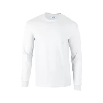  Hosszú ujjú klasszikus szabású póló, Gildan GI2400, White-2XL