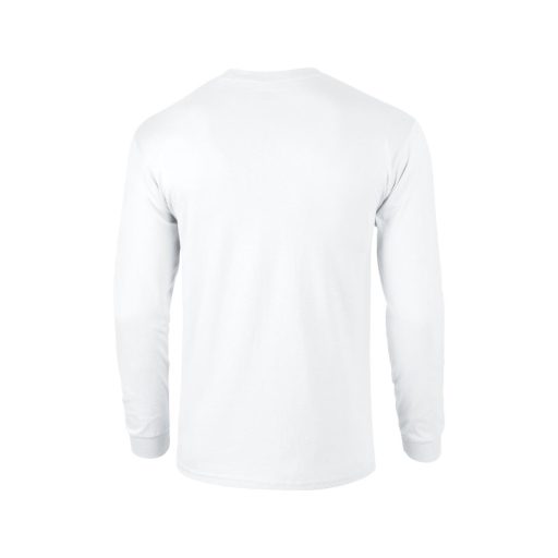 Hosszú ujjú klasszikus szabású póló, Gildan GI2400, White-4XL