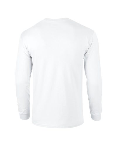 Hosszú ujjú klasszikus szabású póló, Gildan GI2400, White-S