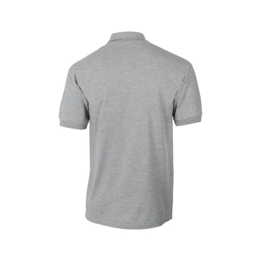 Galléros rövid ujjú piké póló, Gildan GI3800, RS Sport Grey-L