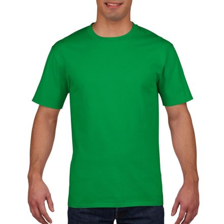 Kereknyakú prémium pamut póló, Gildan GI4100, Irish Green-2XL