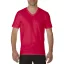 V nyakú prémium pamut póló, Gildan GI41V00, Red-2XL