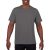 Rövid ujjú Actíve Fit férfi sport póló, Gildan GI46000, Charcoal-3XL