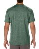 Rövid ujjú Actíve Fit férfi sport póló, Gildan GI46000, Heather Sport Dark Green-S