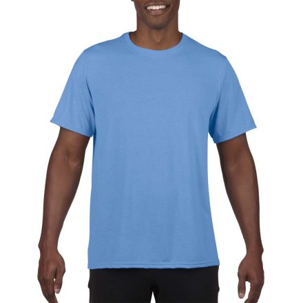 Rövid ujjú Actíve Fit férfi sport póló, Gildan GI46000, Sport Light Blue-2XL