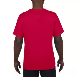   Rövid ujjú Actíve Fit férfi sport póló, Gildan GI46000, Sport Scarlet Red-S