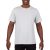 Rövid ujjú Actíve Fit férfi sport póló, Gildan GI46000, White-S