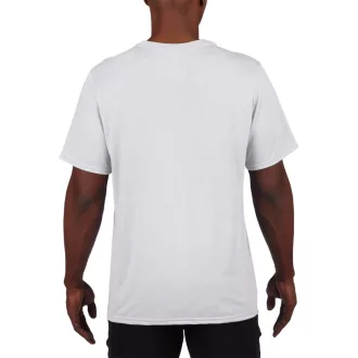   Rövid ujjú Actíve Fit férfi sport póló, Gildan GI46000, White-S