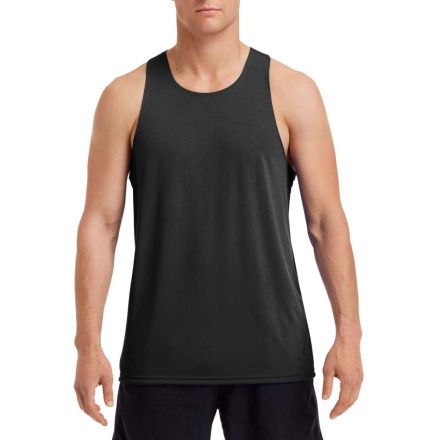 Sport hátú Actíve Fit férfi trikó, Gildan GI46200, Black-S