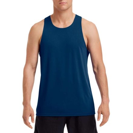 Sport hátú Actíve Fit férfi trikó, Gildan GI46200, Sport Dark Navy-XL