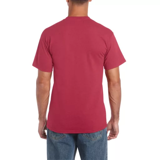 Rövid ujjú klasszikus szabású póló, Gildan GI5000, Antique Cherry Red-2XL