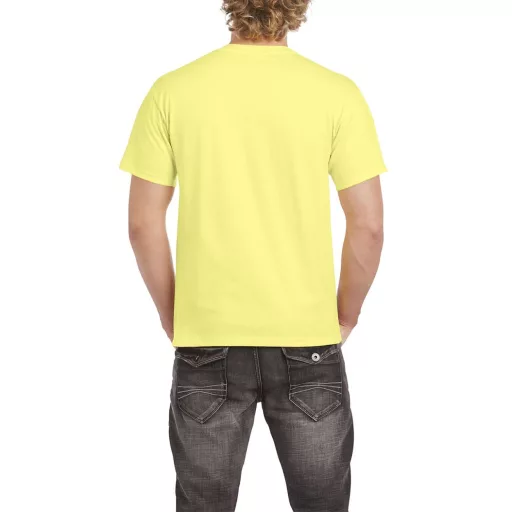 Rövid ujjú klasszikus szabású póló, Gildan GI5000, Cornsilk-XL
