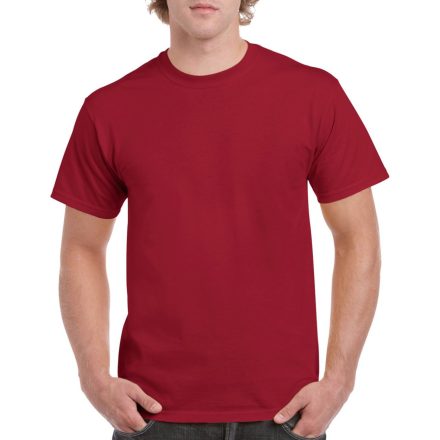 Rövid ujjú klasszikus szabású póló, Gildan GI5000, Cardinal Red-L