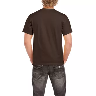   Rövid ujjú klasszikus szabású póló, Gildan GI5000, Dark Chocolate-2XL