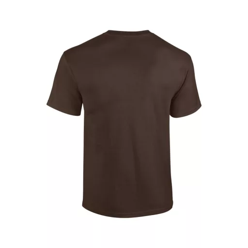 Rövid ujjú klasszikus szabású póló, Gildan GI5000, Dark Chocolate-2XL