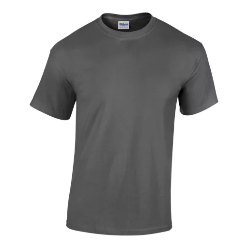 Rövid ujjú klasszikus szabású póló, Gildan GI5000, Dark Heather-2XL