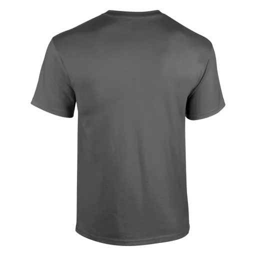 Rövid ujjú klasszikus szabású póló, Gildan GI5000, Dark Heather-4XL