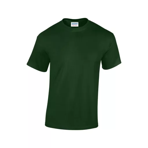 Rövid ujjú klasszikus szabású póló, Gildan GI5000, Forest Green-S