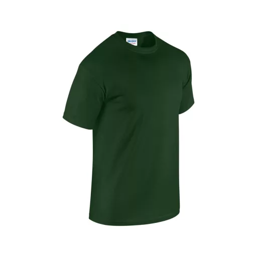 Rövid ujjú klasszikus szabású póló, Gildan GI5000, Forest Green-S