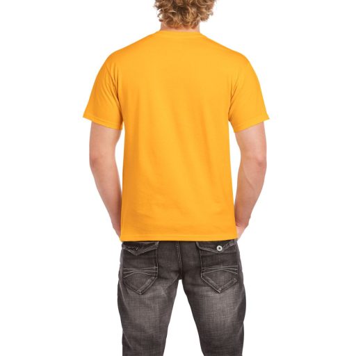 Rövid ujjú klasszikus szabású póló, Gildan GI5000, Gold-3XL