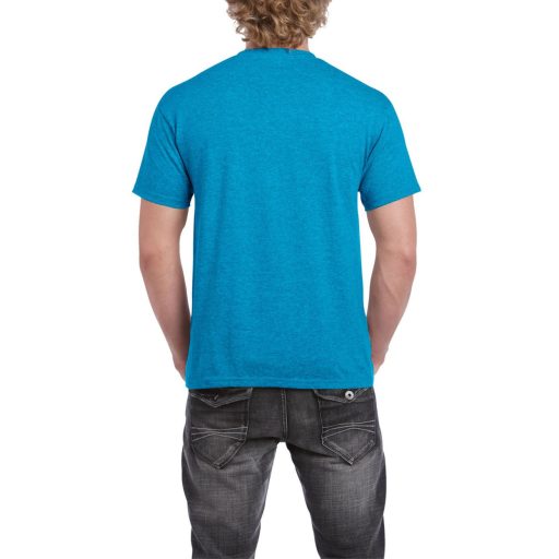 Rövid ujjú klasszikus szabású póló, Gildan GI5000, Heather Sapphire-XL