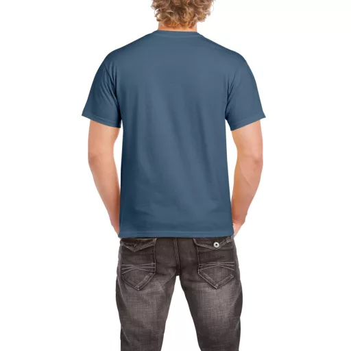 Rövid ujjú klasszikus szabású póló, Gildan GI5000, Indigo Blue-2XL