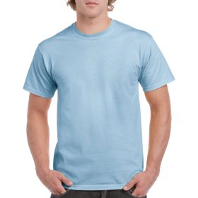   Rövid ujjú klasszikus szabású póló, Gildan GI5000, Light Blue-2XL