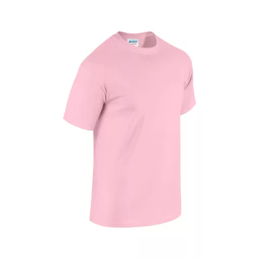 Rövid ujjú klasszikus szabású póló, Gildan GI5000, Light Pink-4XL
