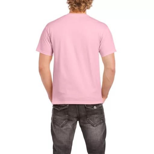Rövid ujjú klasszikus szabású póló, Gildan GI5000, Light Pink-M