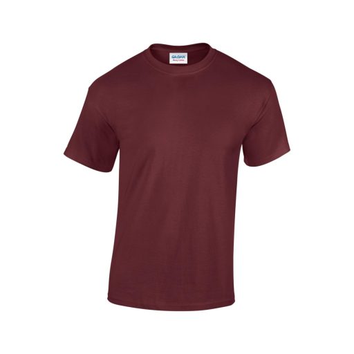 Rövid ujjú klasszikus szabású póló, Gildan GI5000, Maroon-4XL