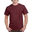 Rövid ujjú klasszikus szabású póló, Gildan GI5000, Maroon-5XL