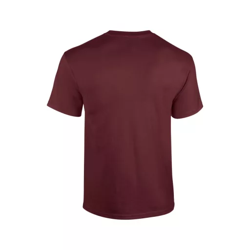 Rövid ujjú klasszikus szabású póló, Gildan GI5000, Maroon-5XL