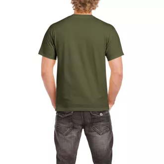   Rövid ujjú klasszikus szabású póló, Gildan GI5000, Military Green-2XL
