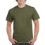 Rövid ujjú klasszikus szabású póló, Gildan GI5000, Military Green-XL