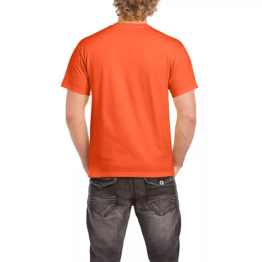 Rövid ujjú klasszikus szabású póló, Gildan GI5000, Orange-5XL
