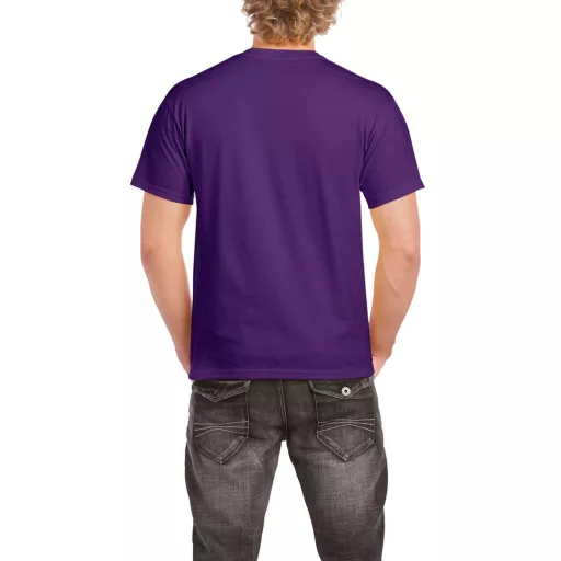 Rövid ujjú klasszikus szabású póló, Gildan GI5000, Purple-3XL
