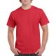 Rövid ujjú klasszikus szabású póló, Gildan GI5000, Red-3XL
