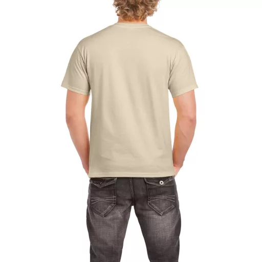 Rövid ujjú klasszikus szabású póló, Gildan GI5000, Sand-2XL