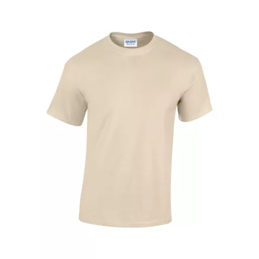 Rövid ujjú klasszikus szabású póló, Gildan GI5000, Sand-2XL