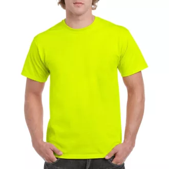   Rövid ujjú klasszikus szabású póló, Gildan GI5000, Safety Green-S