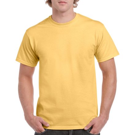 Rövid ujjú klasszikus szabású póló, Gildan GI5000, Yellow Haze-5XL