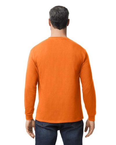 Klasszikus szabású hosszú ujjú póló, Gildan GI5400, S.Orange-S
