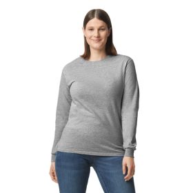   Klasszikus szabású hosszú ujjú póló, Gildan GI5400, Sport Grey-2XL