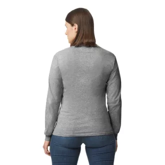   Klasszikus szabású hosszú ujjú póló, Gildan GI5400, Sport Grey-S