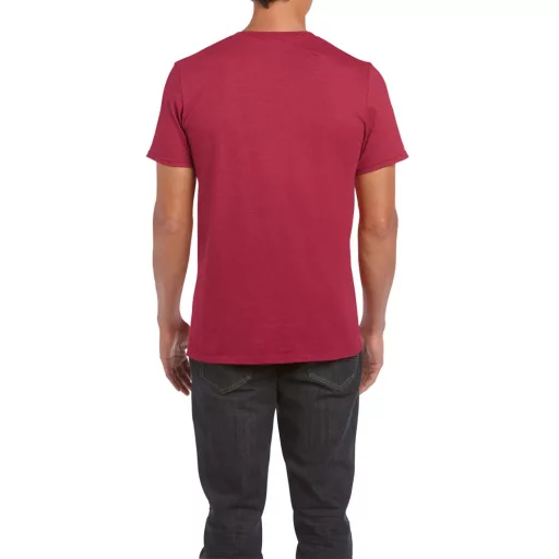 Softstyle rövid ujjú környakas póló, Gildan GI64000, Antique Cherry Red-2XL